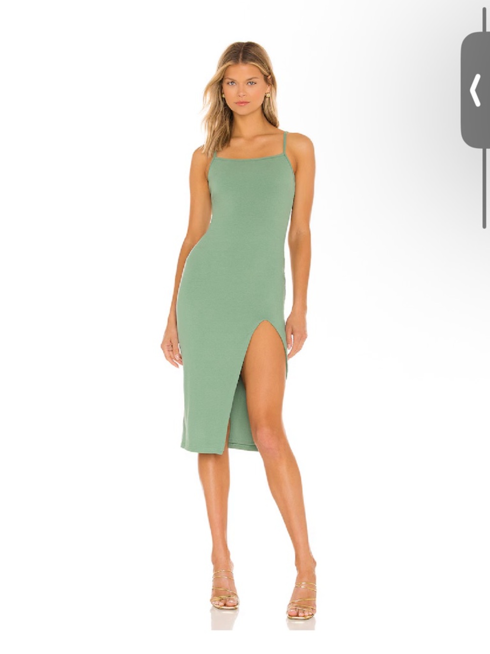 Superdown Candace Slit Midi Dress, XS🧚🏻‍♀️
